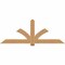 Ekena Millwork Redmond Smooth Timber Gable Bracket, Western Red Cedar, 84"W x 31"H x 1 1/2"D x 5 1/2"F, 9/12 Pitch GBW084X31X0206RED00SWR - alternate 1